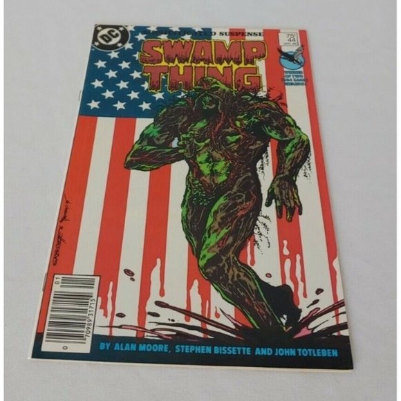 DC Comics Saga of the Swamp Thing Issue #44 1986 Alan Moore Newsstand Variant - Picture 4 of 8